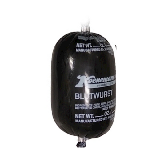 KOENEMANN (Pre-Pk) Blood Sausage Blutwurst, by lb