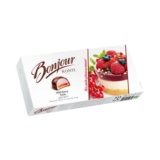 KONTI Bonjour Dessert with Berry Flavor, 232g
