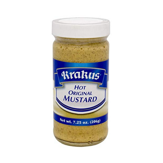 KRAKUS Mustard Hot 206g
