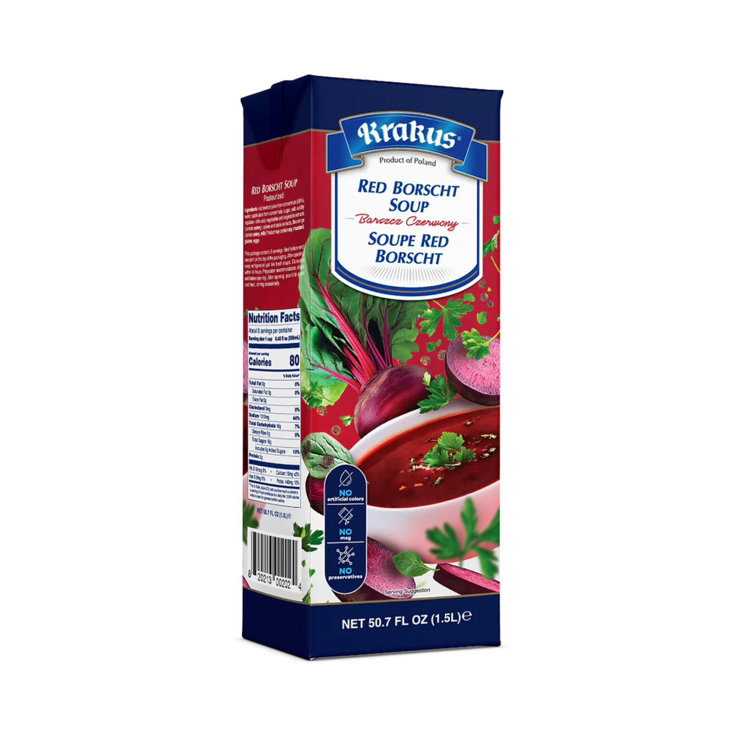 KRAKUS Red Borsch Soup, 1500ml