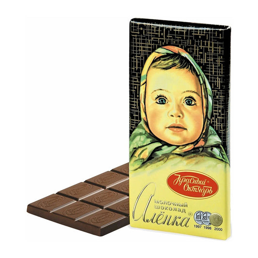 KRASNY OKTYABR Alenka Milk Chocolate Classic, 90g