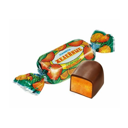 KRASNY OKTYABR Zheleinye Orange Candy (Pre-pk), 250g