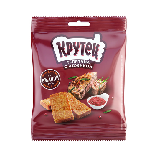 KRUTETS Suhariki Veal with Adjika Flavor 130g