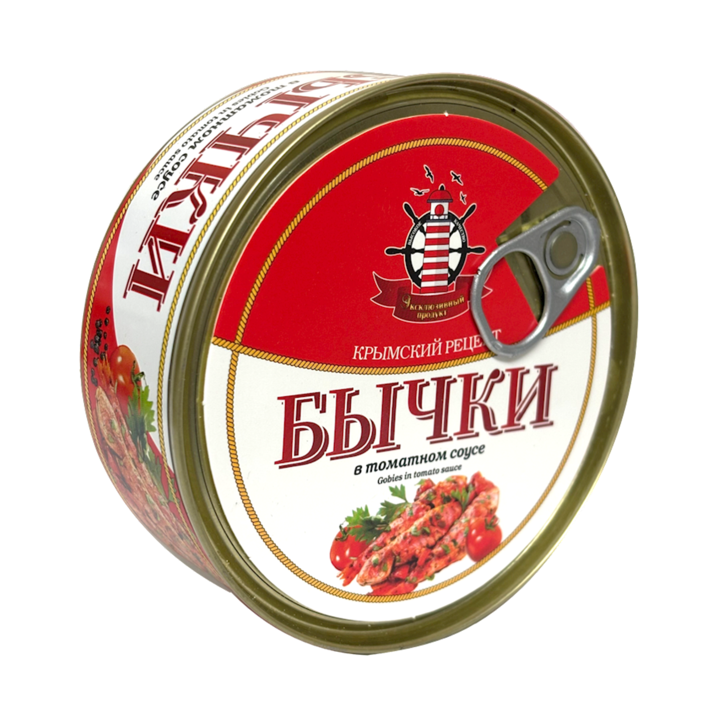 KRYMSKIY RETSEPT Bychki in Tomato Sause 230g