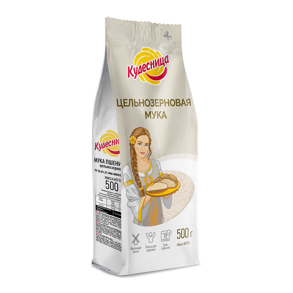 KUDESNITSA Wholegrain Flour, 500g