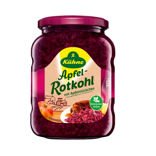 KUHNE Apfelrotkohl Apple Red Cabbage 720ml
