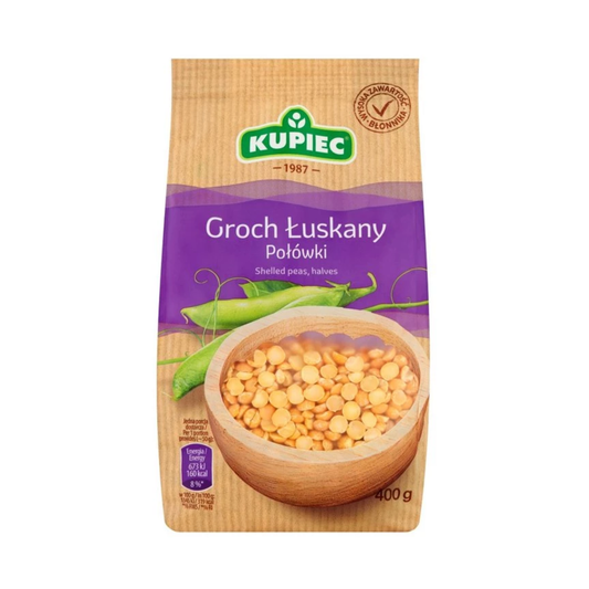 KUPIEC Peas Splited Yellow, 400g