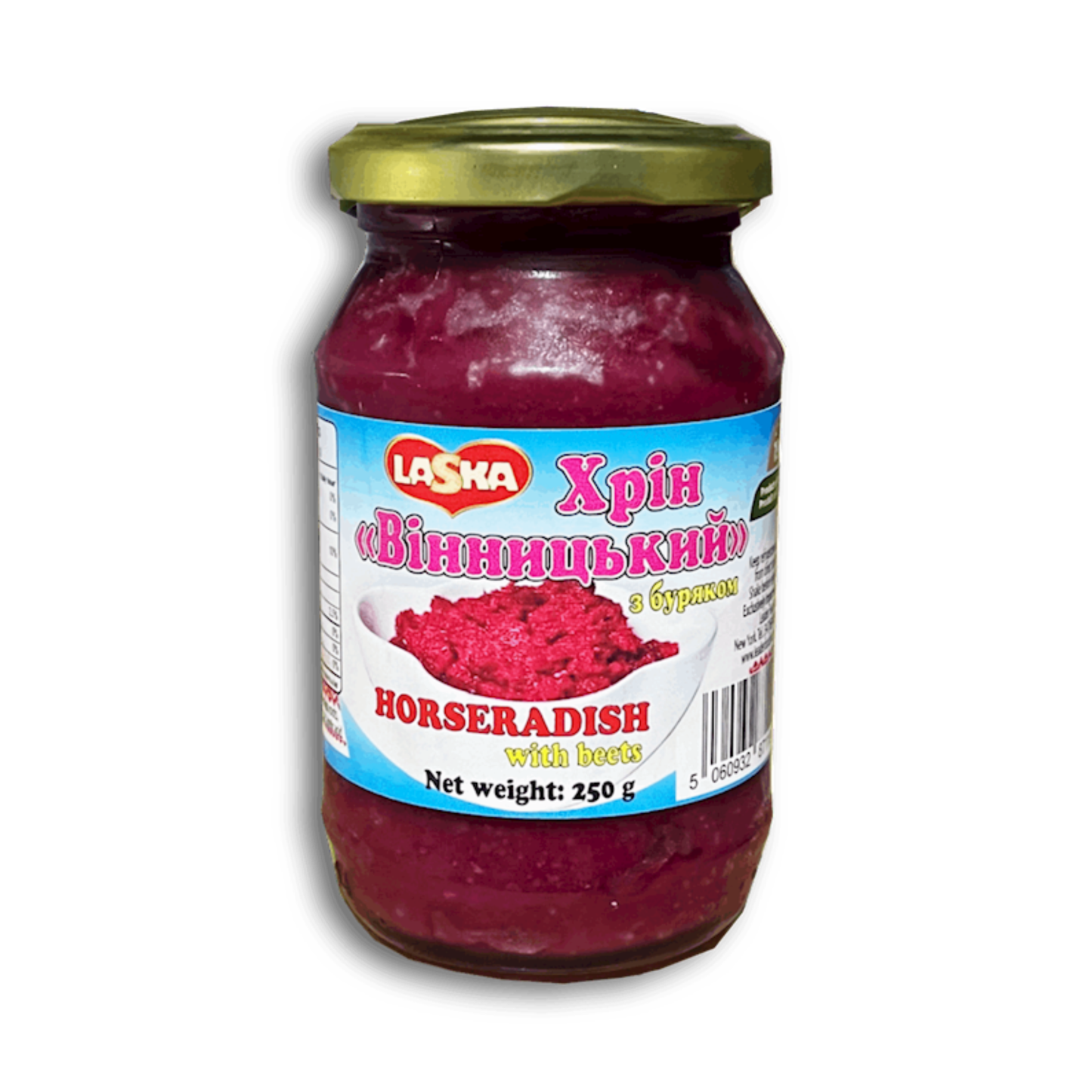 LASKA Horseradish with Beets Vinnitski, 250g