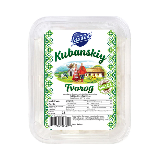 LAVADA Kubanskiy Farmer Cheese 5%, 400g