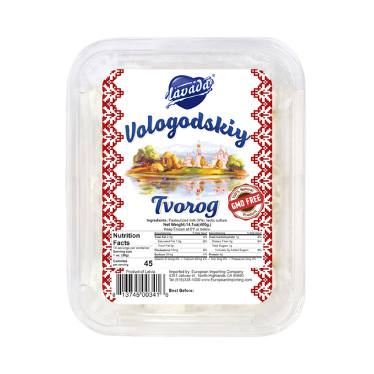 LAVADA Vologodskiy Farmer Cheese 9%, 400g