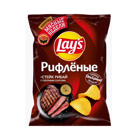 LAY'S Potato Chips Ribeye Steak, 140g