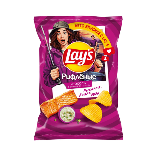 LAY'S Potato Chips Salmon, 140g