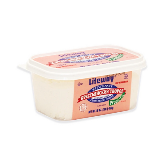 LIFEWAY Farmer Cheese Krestyanskiy 454g