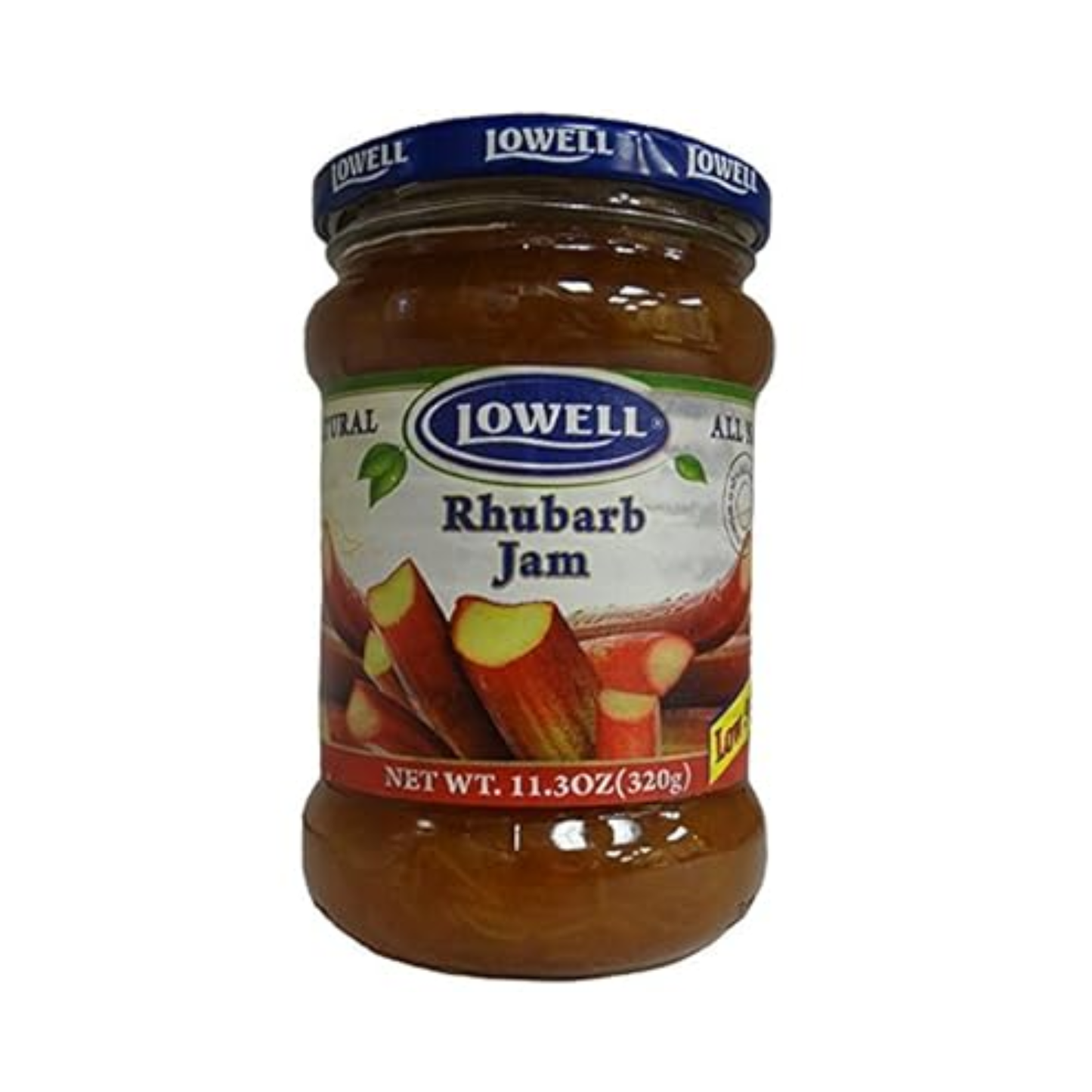 LOWELL Rhubarb Jam 320g