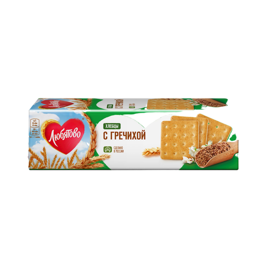 LUBYATOVO Crackers with Buckwheat, 185g