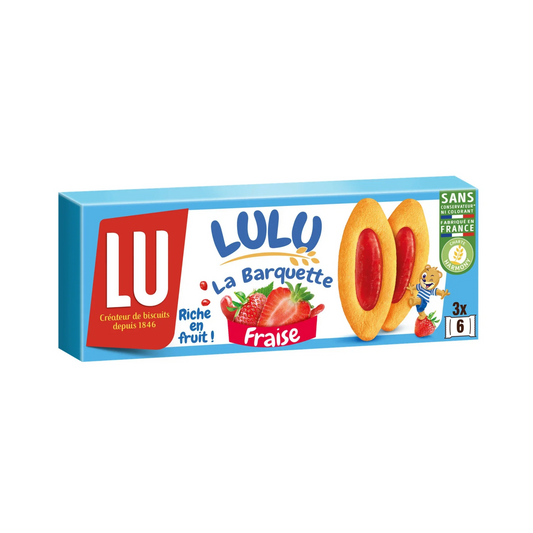 LU Barquette Lulu Strawberry Biscuits 120g