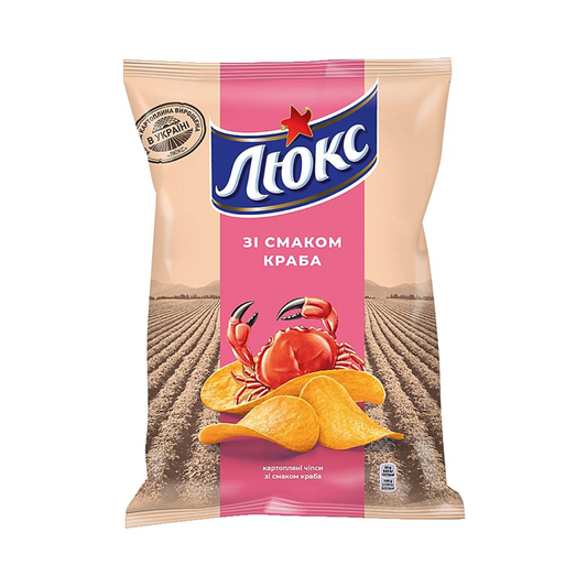 LUX Crab Potato Chips, 125g