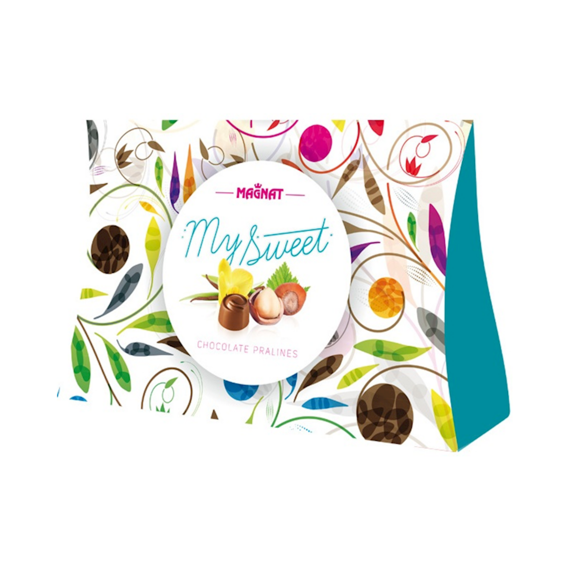 MAGNAT My Sweet Vanilla Praline with Nut Candy Gift Box 185g MAGNAT My Sweet Vanilla Praline with Nut Candy Gift Box 185g