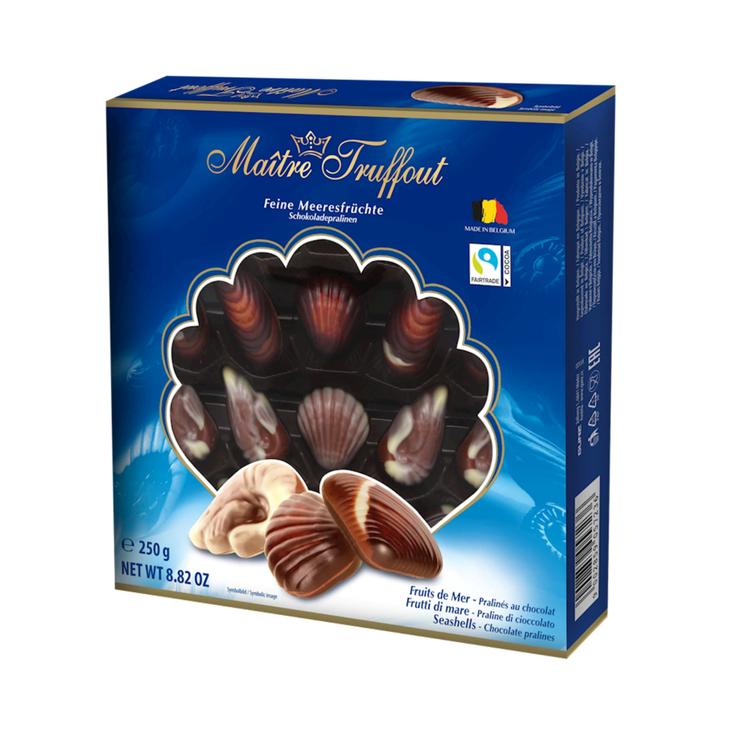 MAITRE TRUFFOUT Pralines Sea Shells Candy Box, 250g