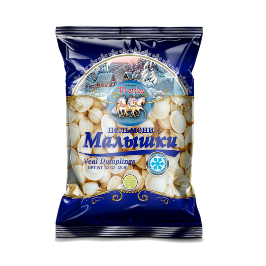 MALYSHKI Veal Soup Mini Pelmeni Frozen, 907g