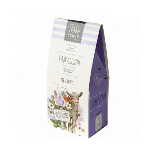 MEDOVIY DOM Caucasus Herbal Tea Blend, 20tb