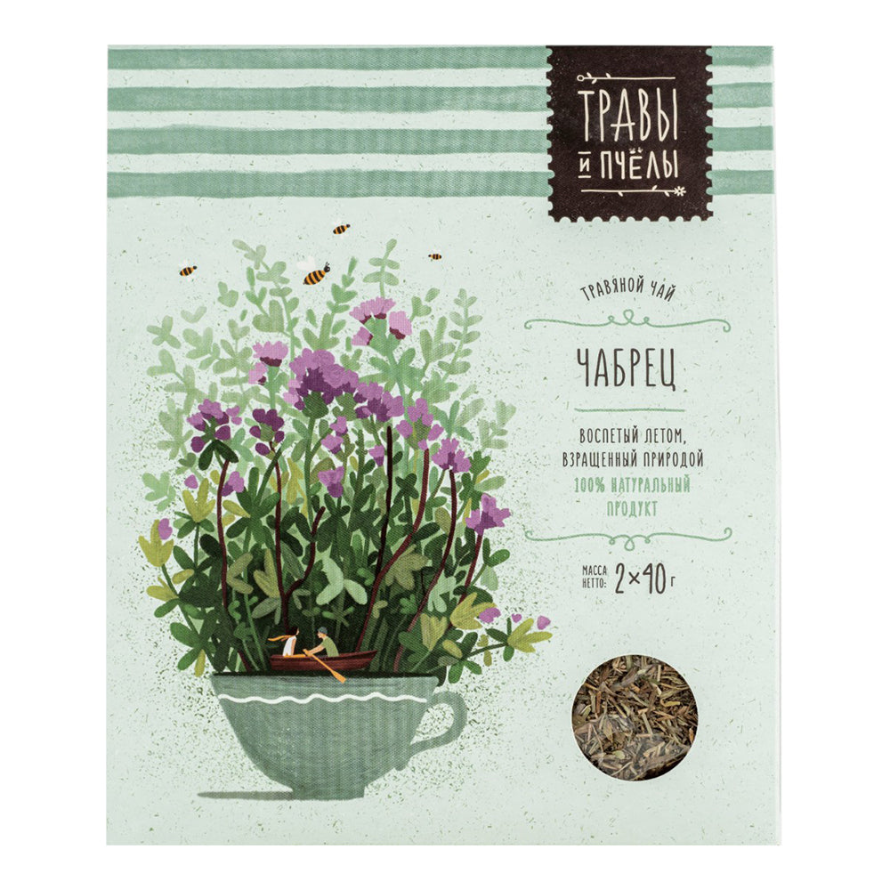 MEDOVIY DOM Thyme Herbal Tea, 80g