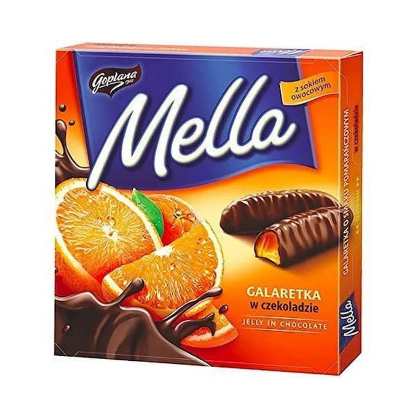MELLA Galaretka Candy with Orange, 190g