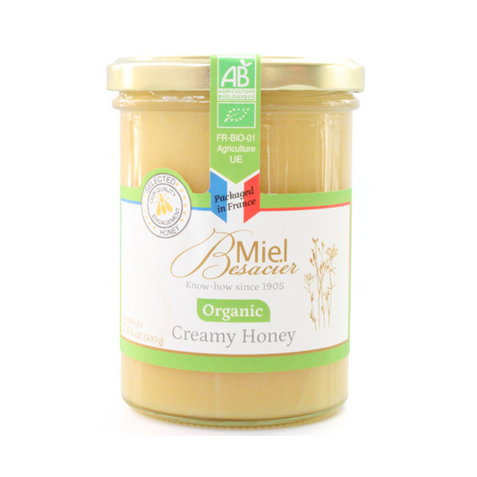 MIEL BESACIER Organic Creamy Honey 500g