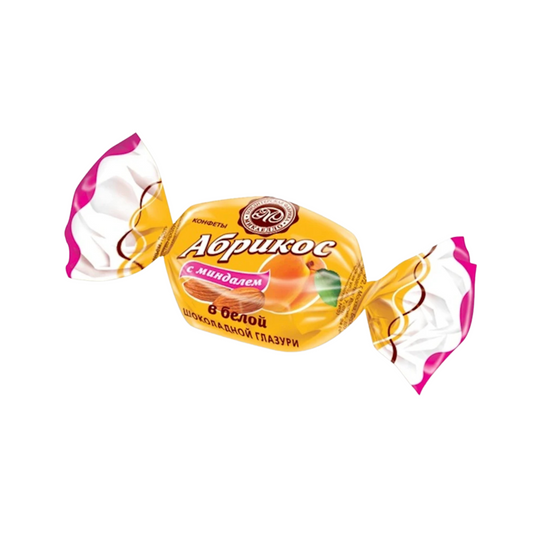 MIKAELLO Apricots with Almonds in White Chocolate by lb