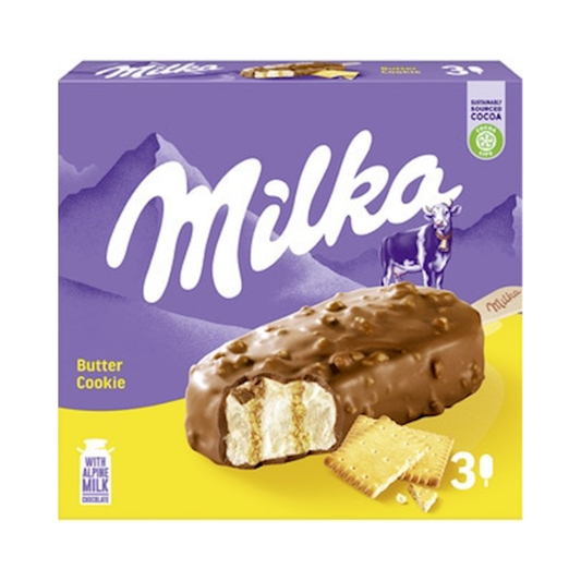MILKA Butter Cookies Ice Cream, 3x270ml