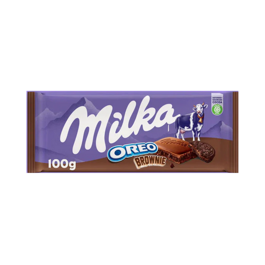 MILKA Chocolate Milk Oreo & Brownie 100g