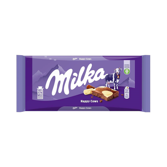 MILKA Milk Chocolate Bar Happy Cow, 90g