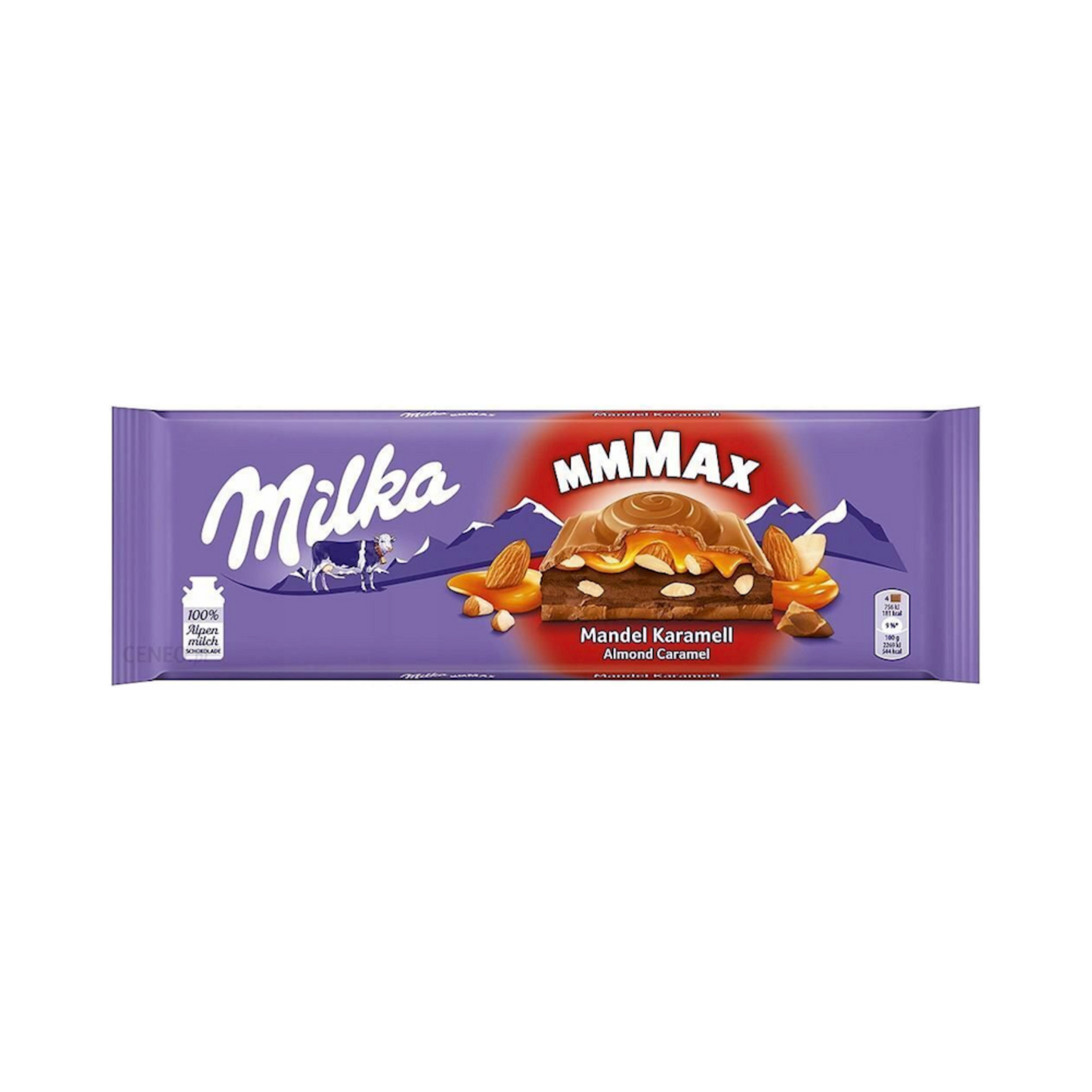MILKA Milk Chocolate Bar with Almond Caramel 300g