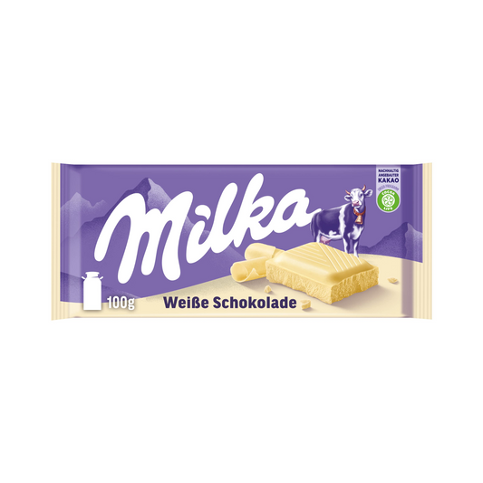 MILKA White Chocolate Bar 100g