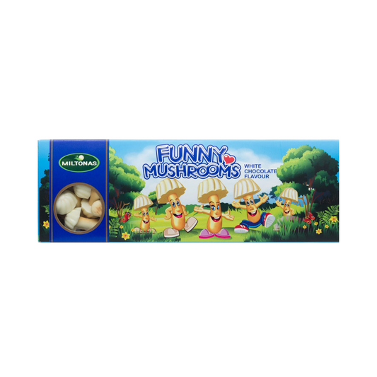MILTONAS Funny Mushrooms With White Chocolate 170g