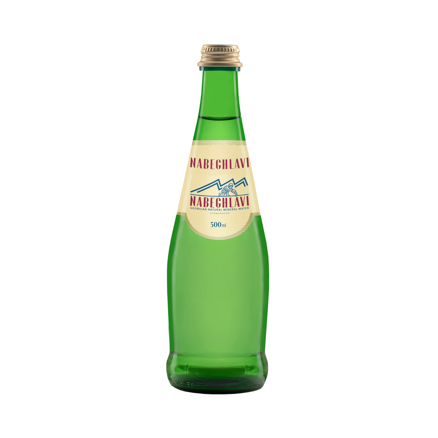 NABEGHLAVI Natural Sparkling Mineral Water (Glass), 500ml