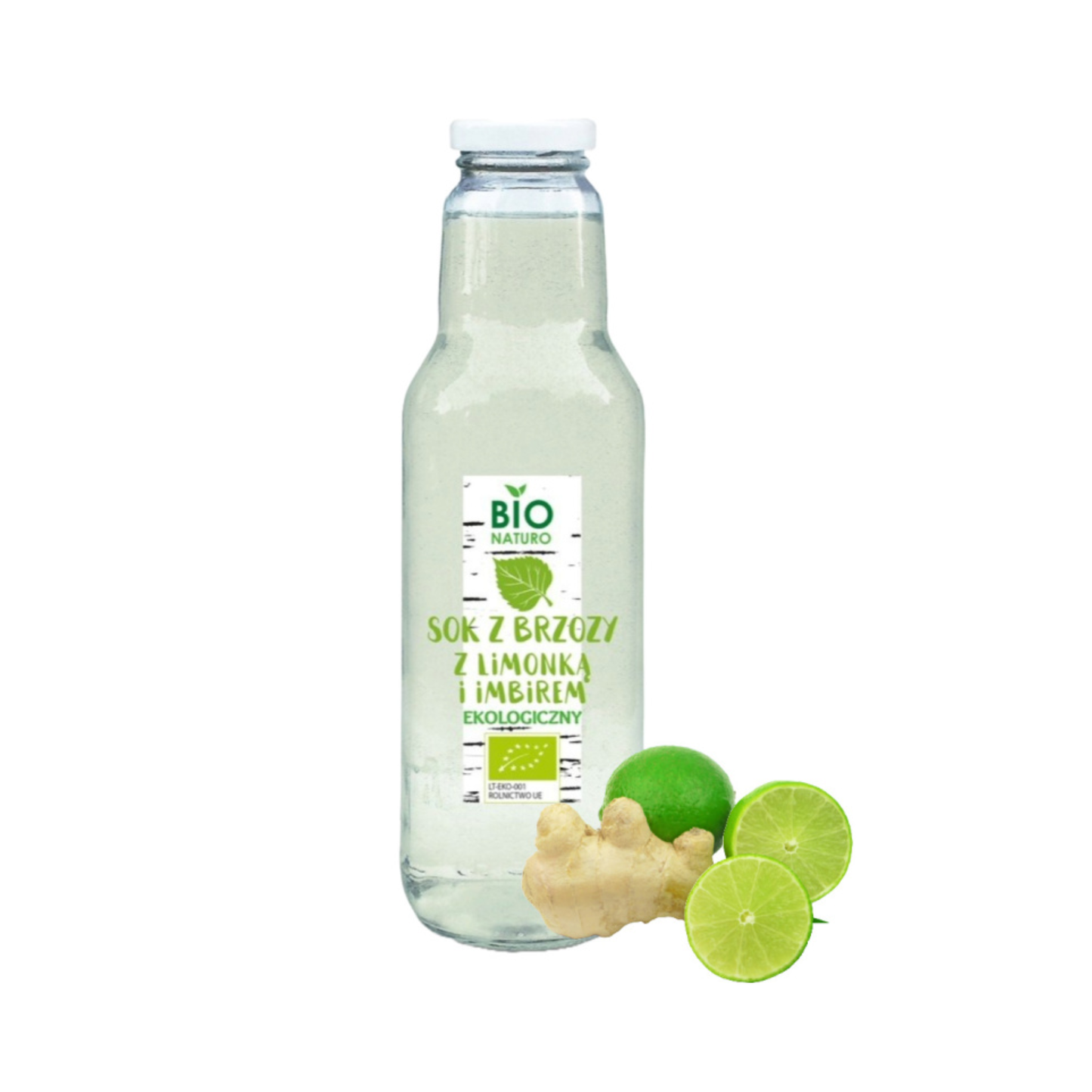 NATURO BIO Birch Juice with Lemon and Ginger, 750ml