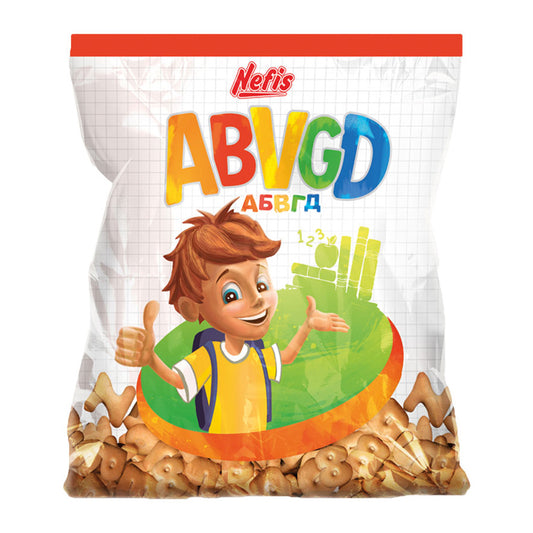 NEFIS ABVGD Alphabet Vanilla Cookies, 250g