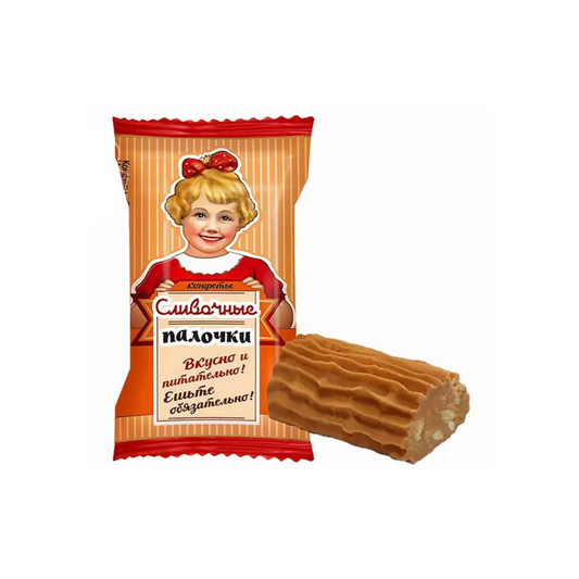 NOVGORODSKAYA "Slivochnyie Palochki" Candy by lb