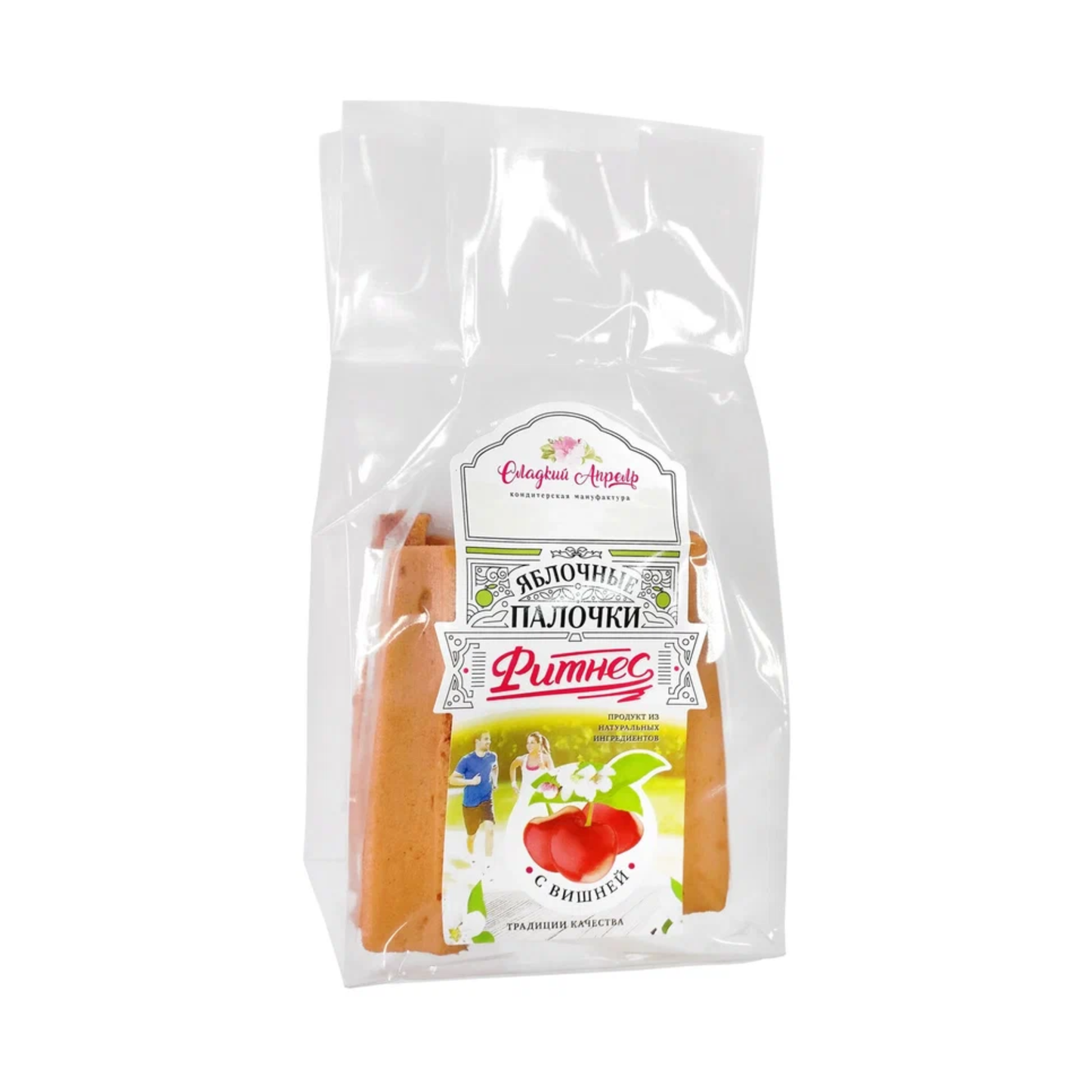 NS Apple Sticks Fitness Cherry Sugar Free, 100g