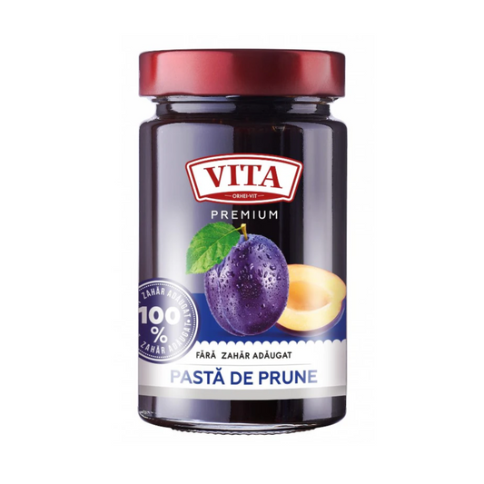 ORHEI-VITA Jam Premium (70% Extra) Plum No Sugar Added 370g
