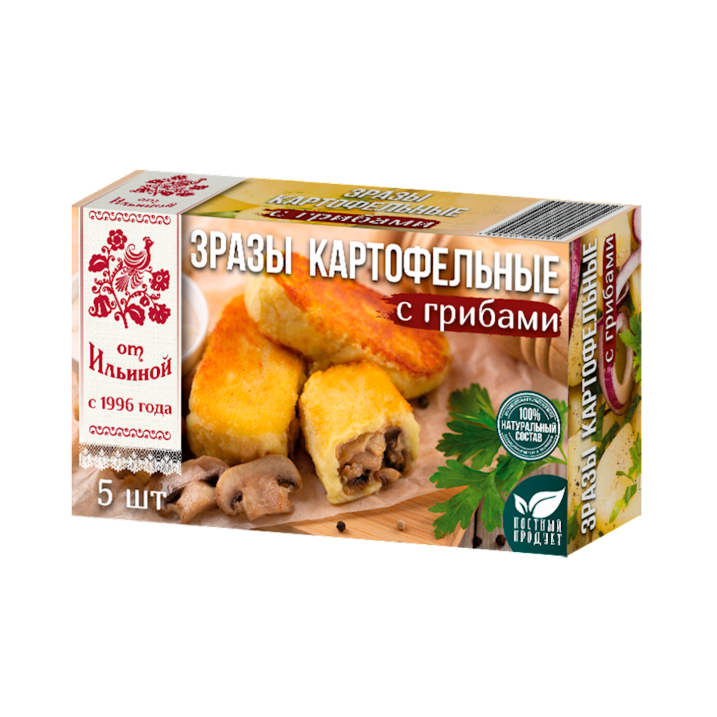 OT IL'INOY Zrazy Potato with Mushroom, 300g