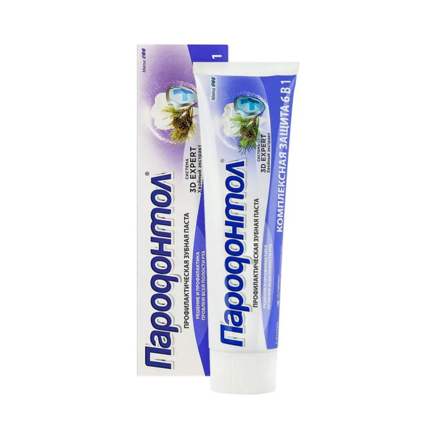 PARODANTOL Toothpaste 6-in-1 Comprehensive Protection, 124g
