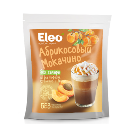 ELEO Apricot Moccachino Mix Sugar-free Caffeine-free, 150g