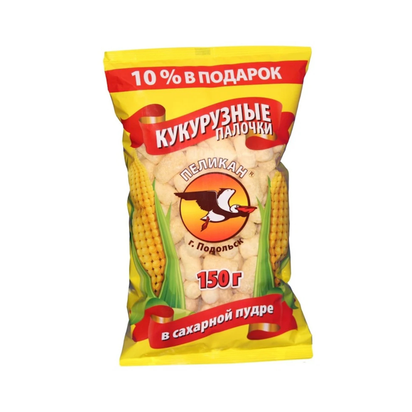 PELICAN Sweet Corn Puffs, 150g