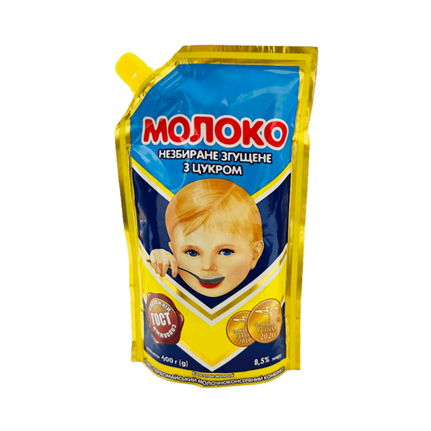 PERVOMAYSKIY Condensed Milk, 440g