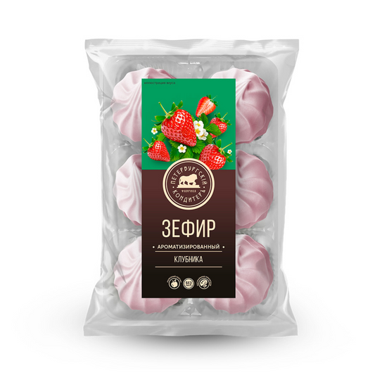 PETERBURZHSKIY KONDITER Strawberry Zephyr, 310g