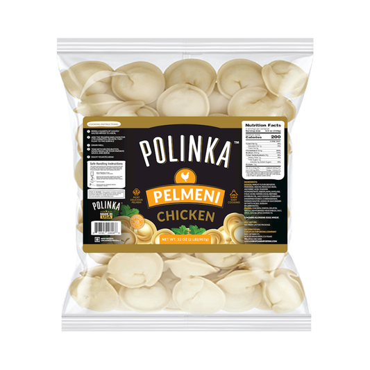 POLINKA Chicken Pelmeni (Dumplings) Frozen, 907g
