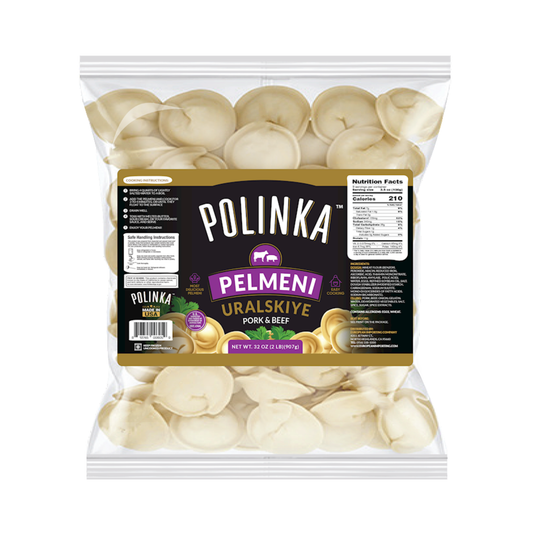 POLINKA Uralskie Pelmeni (Dumplings) Frozen, 907g