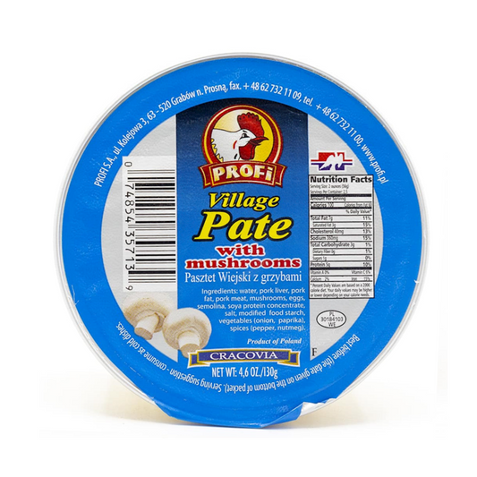 PROFI Village Pork Pate with Champignon Mushrooms, 130g